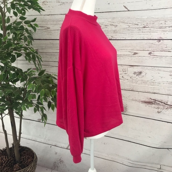 💋ALL IN FAVOR BRIGHT ROSE SHIRT NWT - Picture 6 of 10